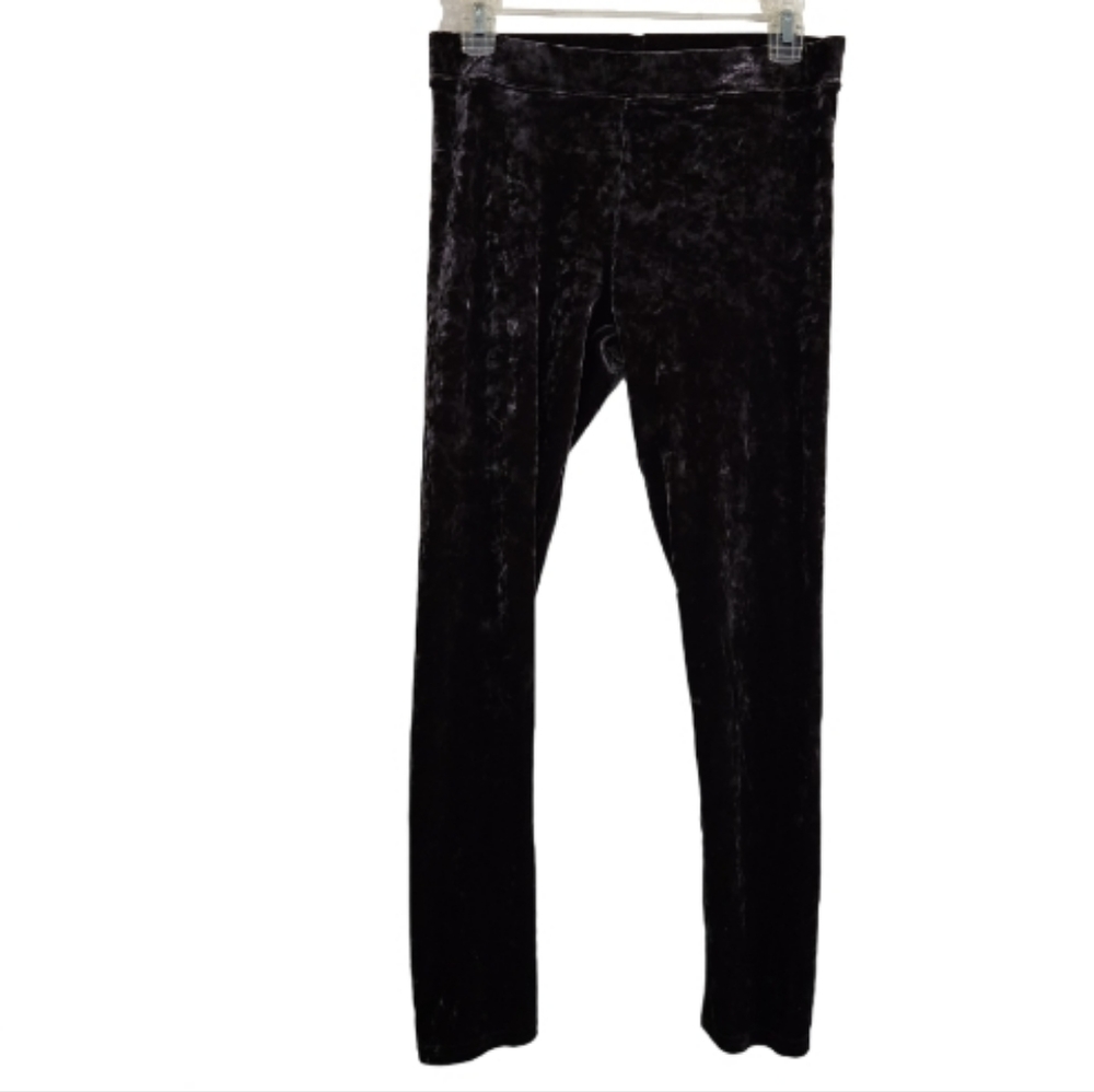 AMERICAN EAGLE OUTFITTERS VELVET HIGH RISE LEGGINGS SZ LARGE GRAY